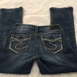 Silver Suki mid slim‎ boot 28 x 28 medium wash